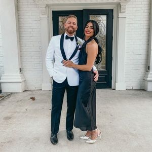 Show me your mumu jasmine halter midi dress